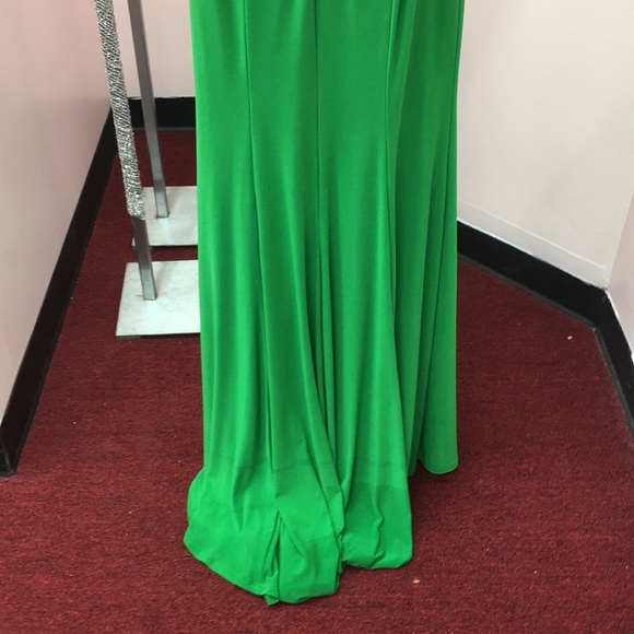 NWT GREEN AND GOLD DRESS - Picture 4 of 5